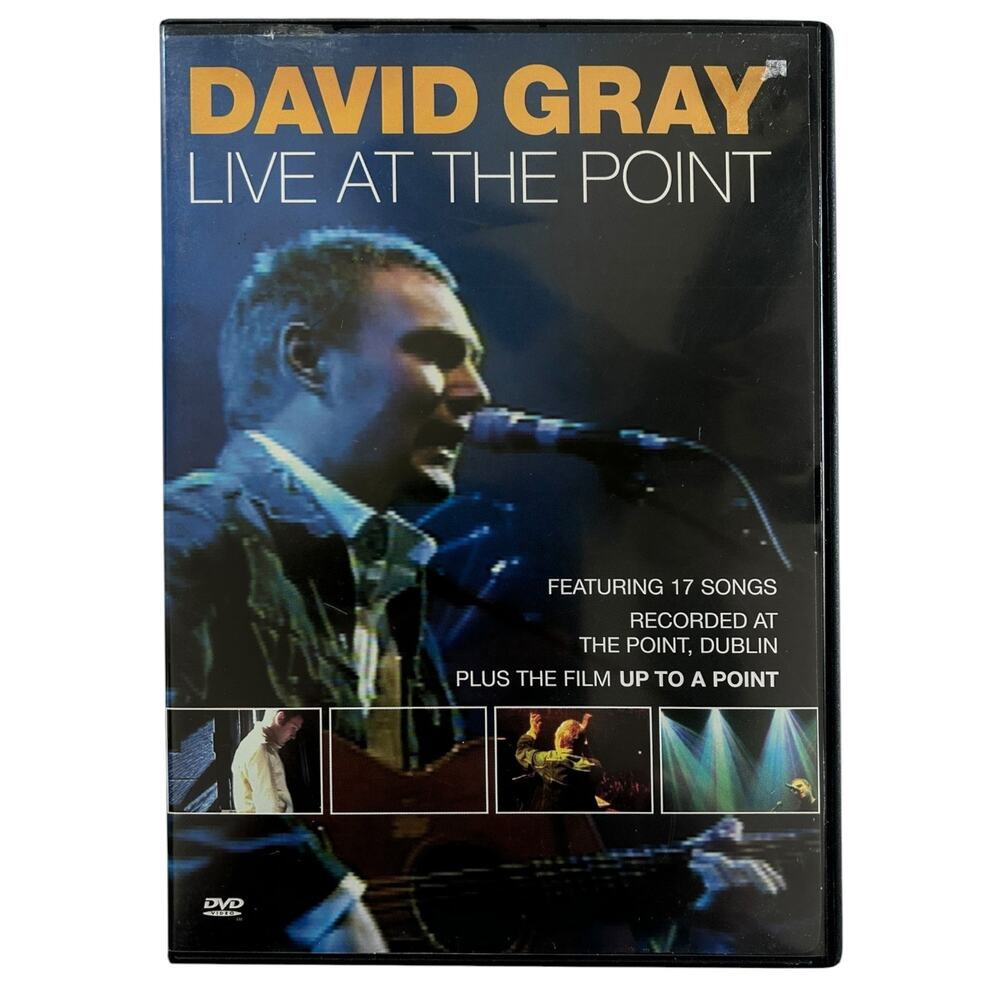 David Gray Live at the Point DVD 2001 Concert Dublin + Up to a Point Film